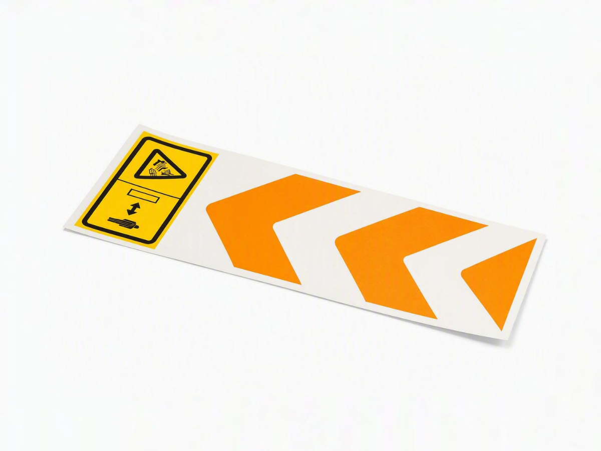 An image showing the front view of JCB Decal (Part 333/J2439)
